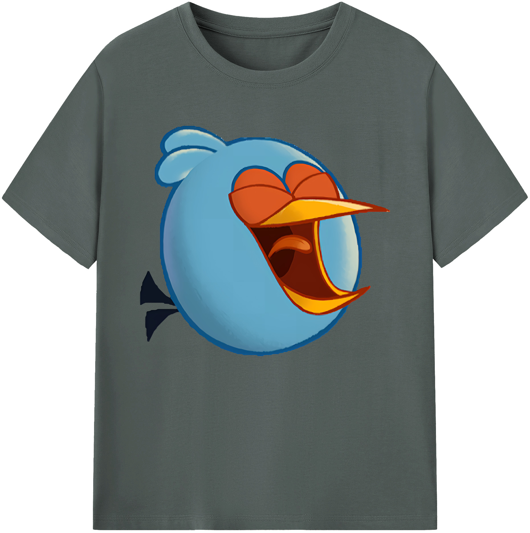 （画像用） Angry Birds アングリーバード 綿100％ メンズ半袖Tシャツ｜肌触りやわらか＆通気性